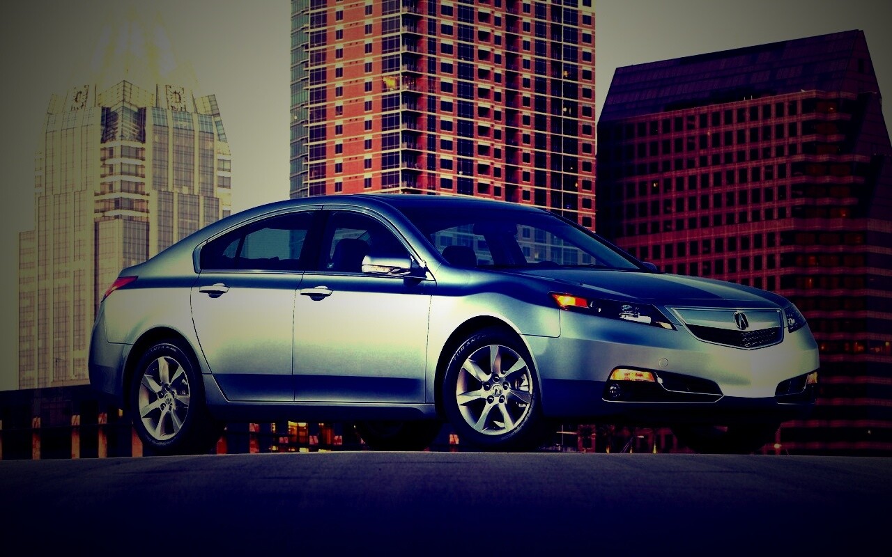 Acura  в городе обои
