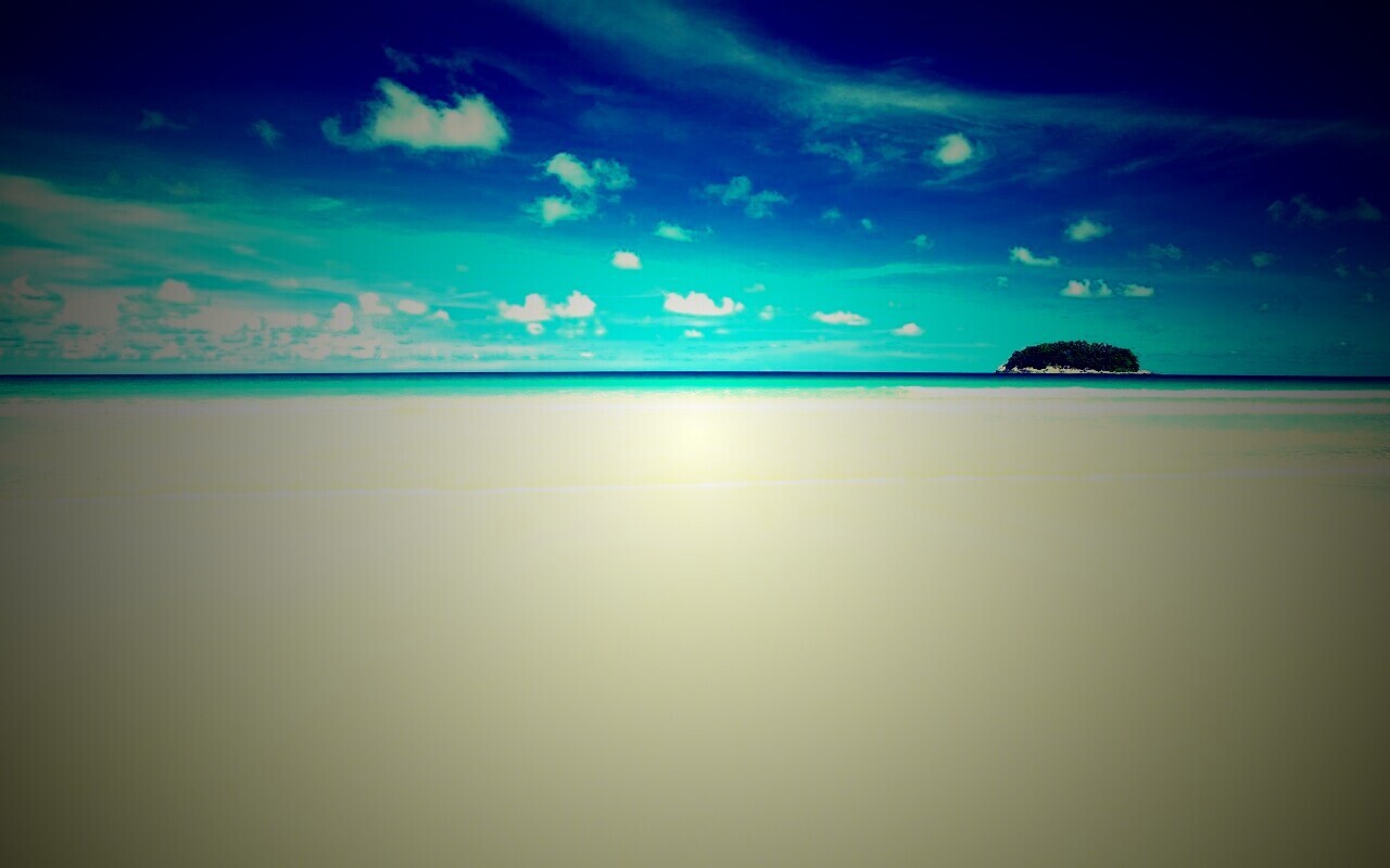 Голубая лагуна обои