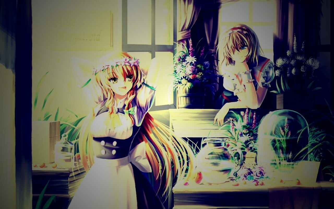 Анимешное утро обои