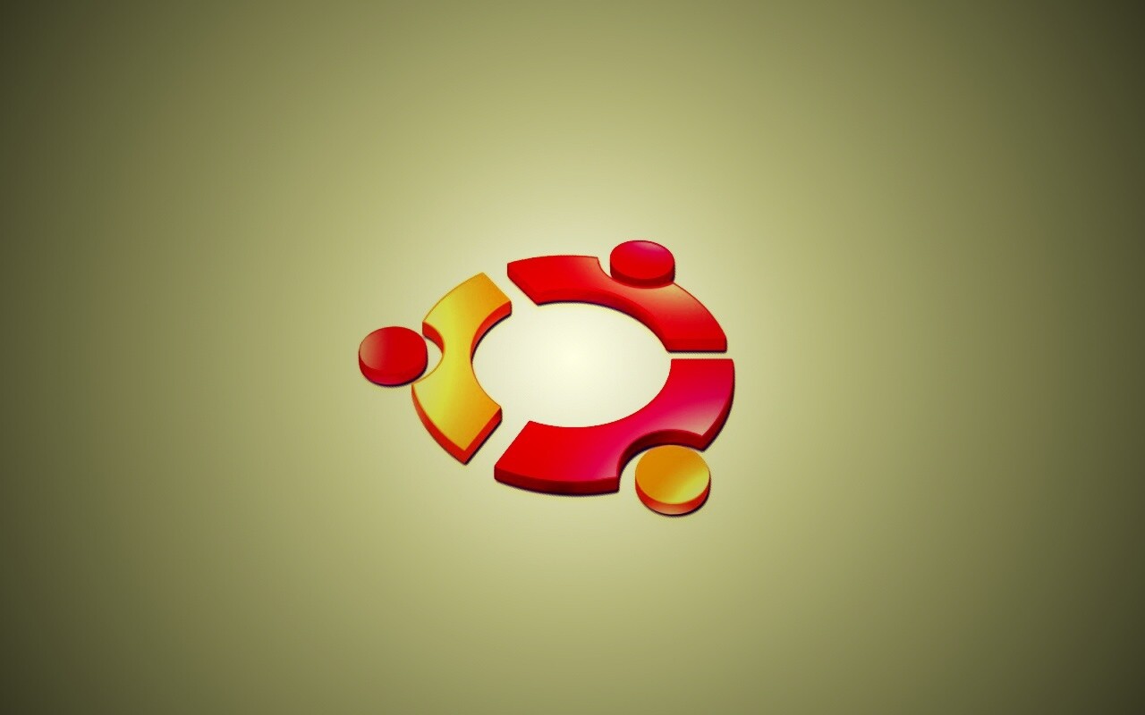 Официальный логотип Убунту обои