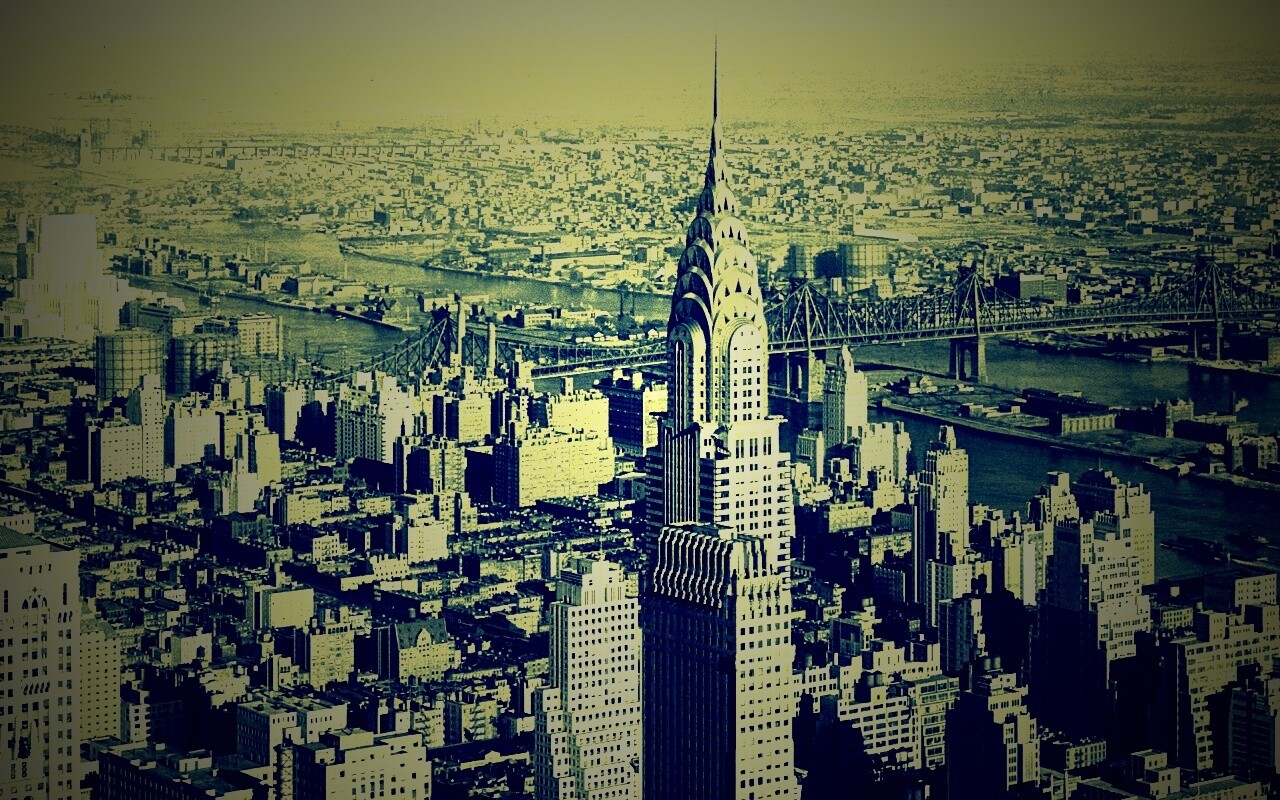 Панорама Нью-Йорка обои