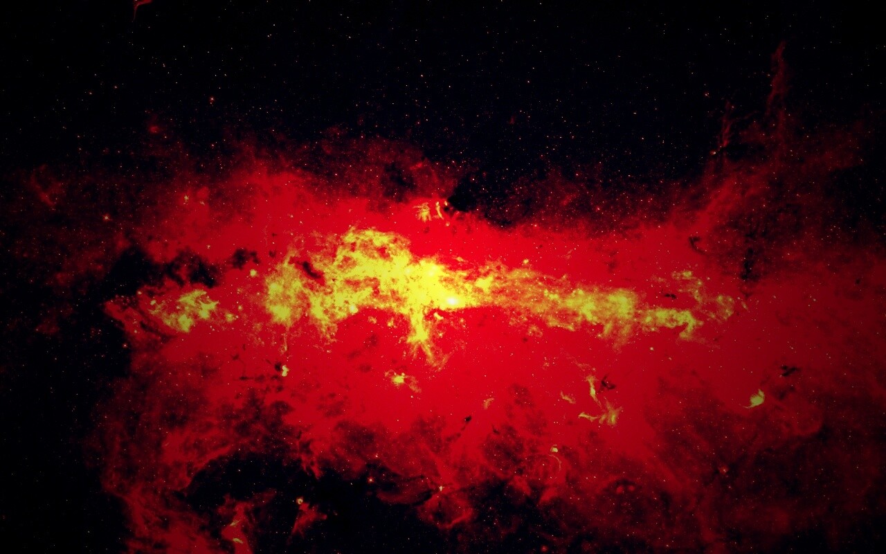 Кроваво-красная бездна обои