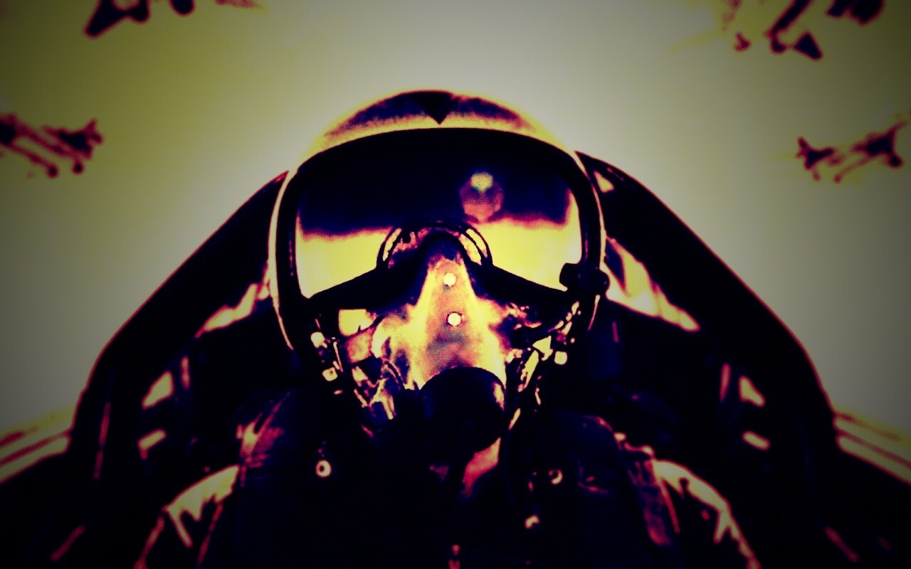 Пилот истребителя обои