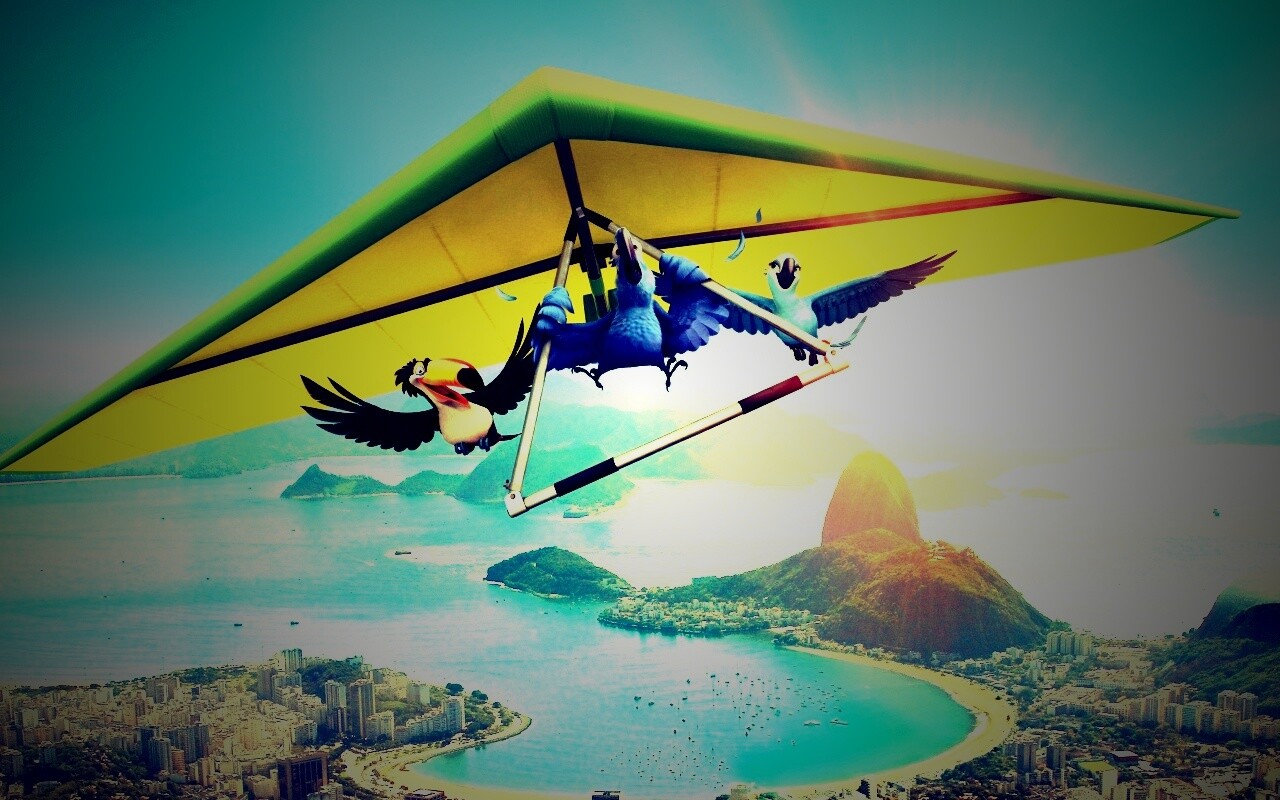 Герои мультфильма Рио обои