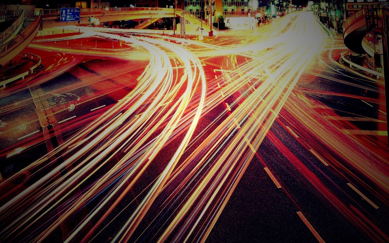 Ночная жизнь Токио обои