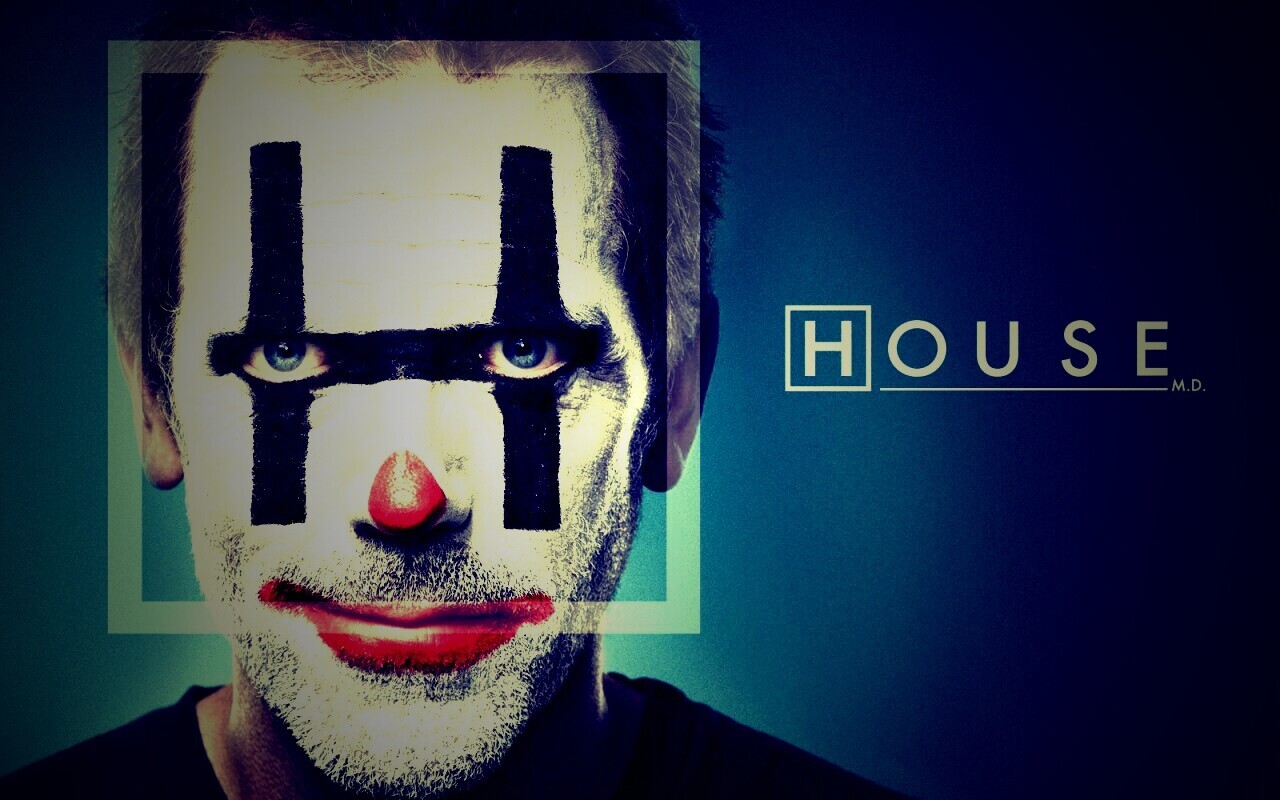 Клоун доктор Хаус обои