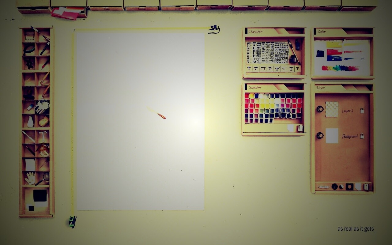 Фотошоп в реальности обои