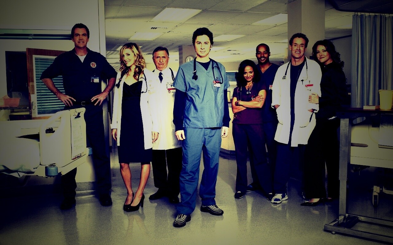 Герои сериала Клиника обои