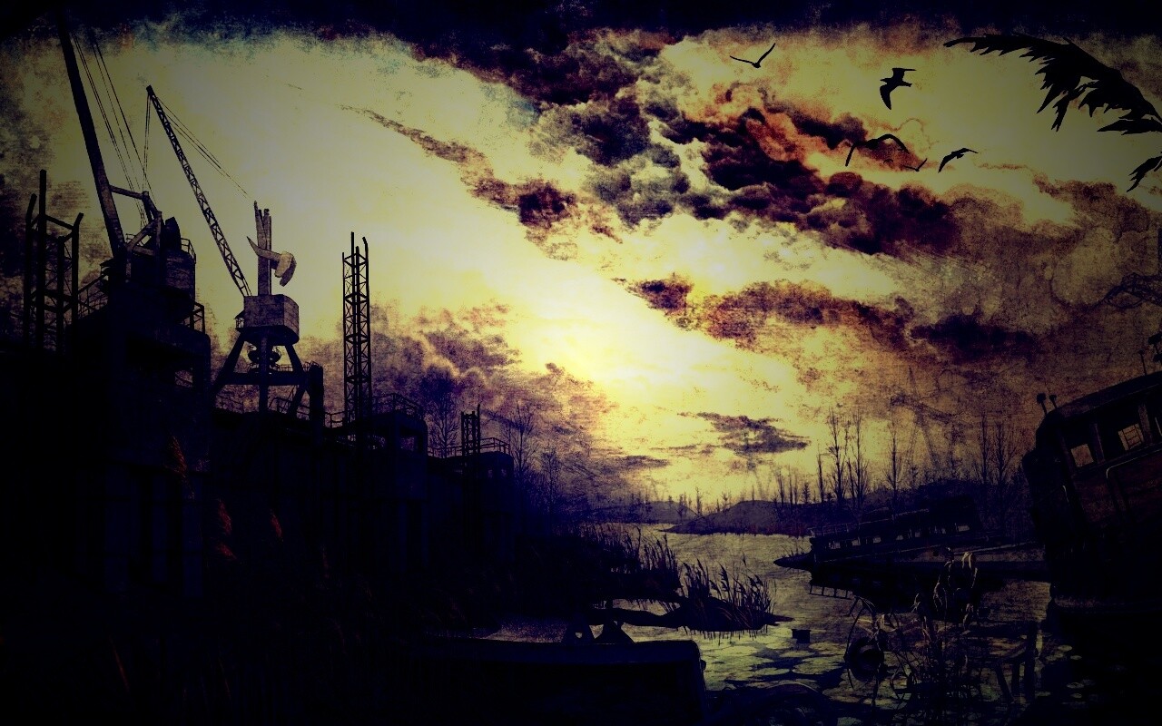 Панорама из Сталкера обои