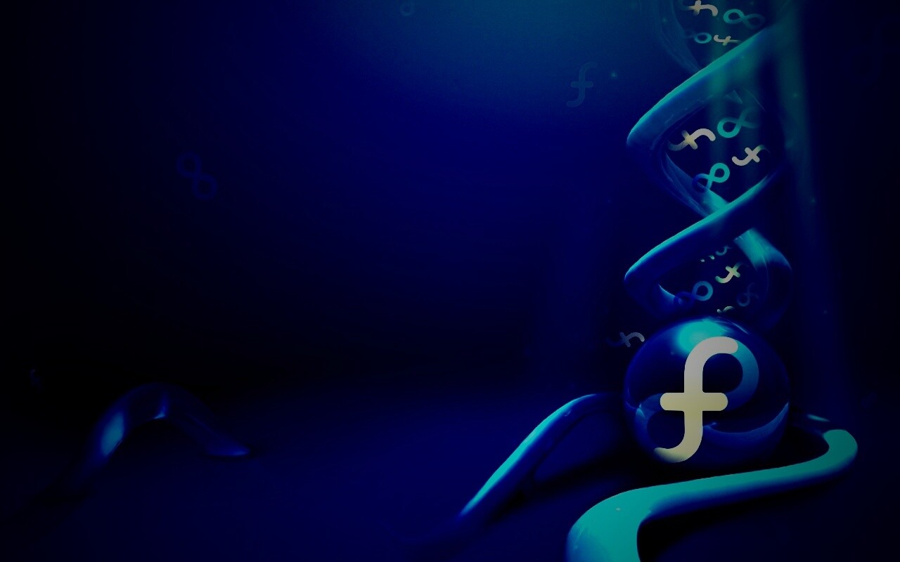 OS Fedora обои