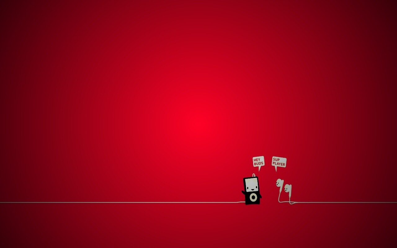 Плеер и наушники обои