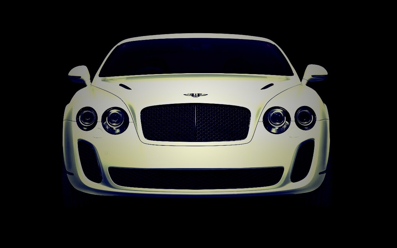 Белый Бентли Континентал обои