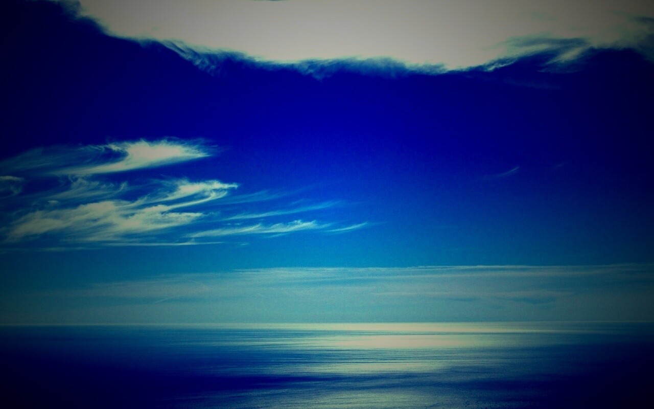 Чистый морской горизонт обои