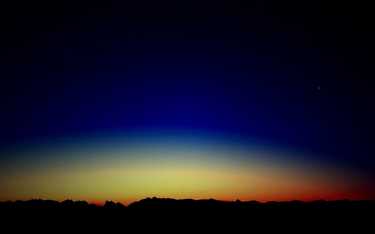 Сказочный закат обои