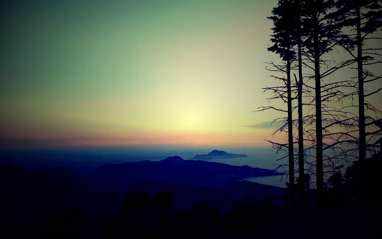 Вид на море обои