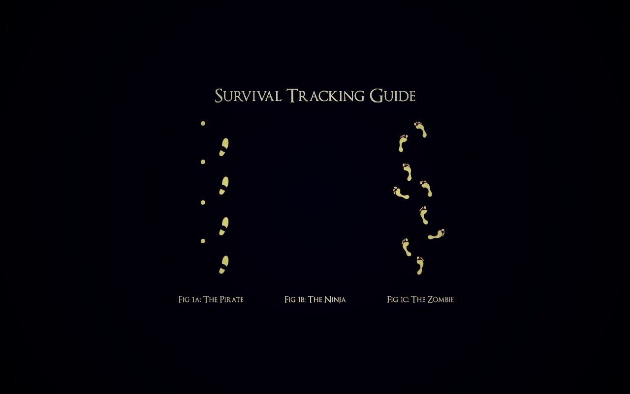 Следы: Пират, Ниндзя, Зомби обои