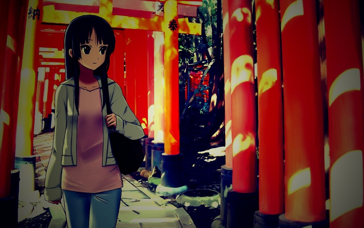 Акияма Мио обои