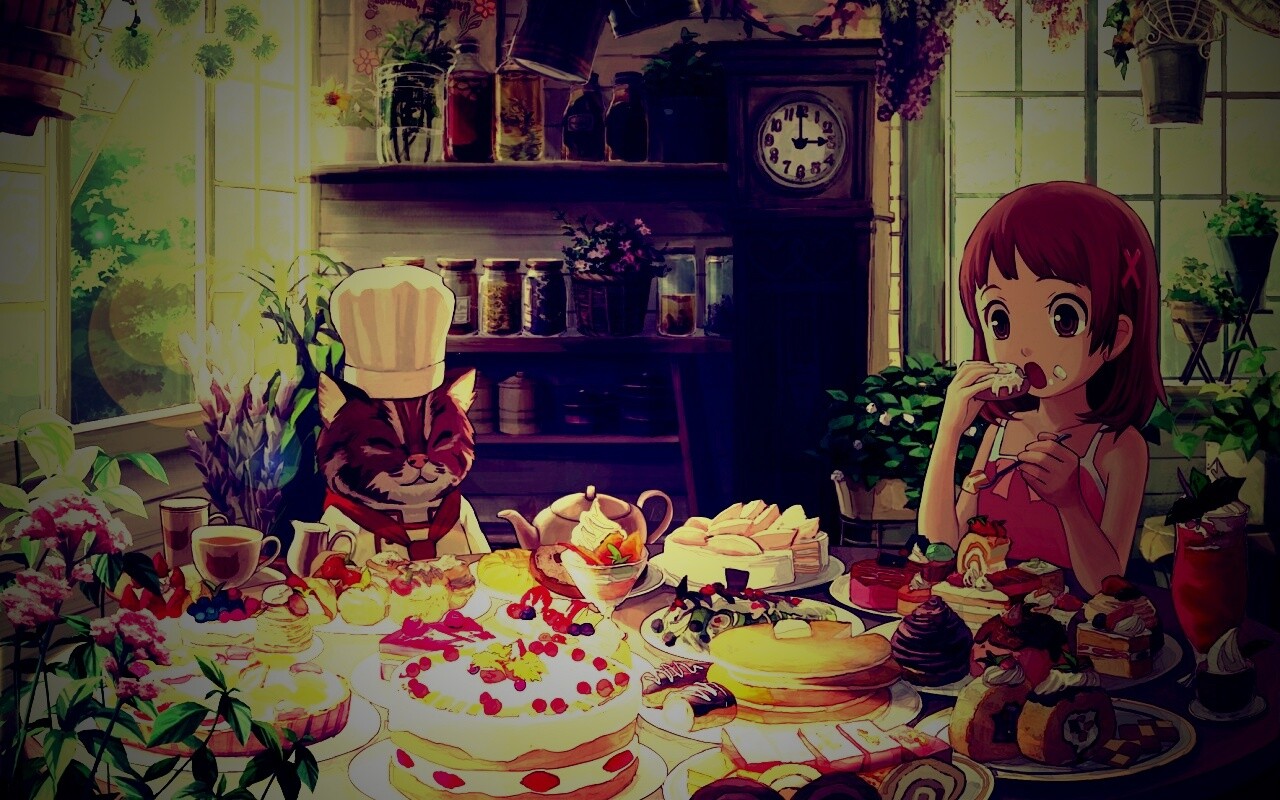 У кота повара обои