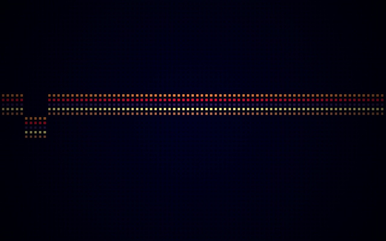 Пиксельная радуга обои