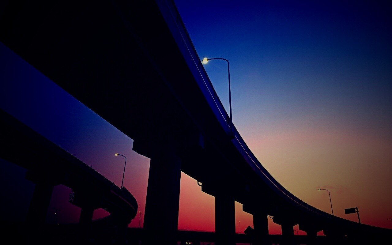 Дорожная развязка обои