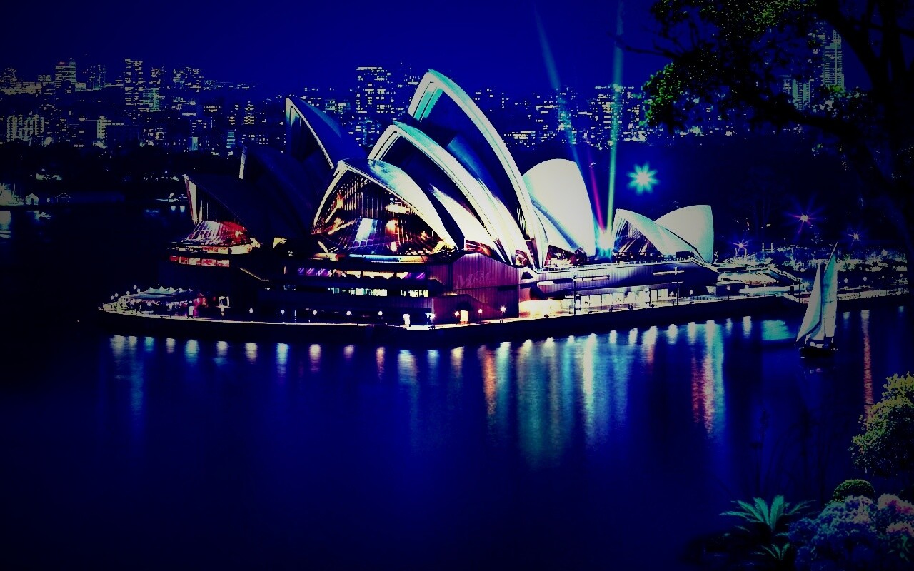 Здание оперного театра в Сиднее обои