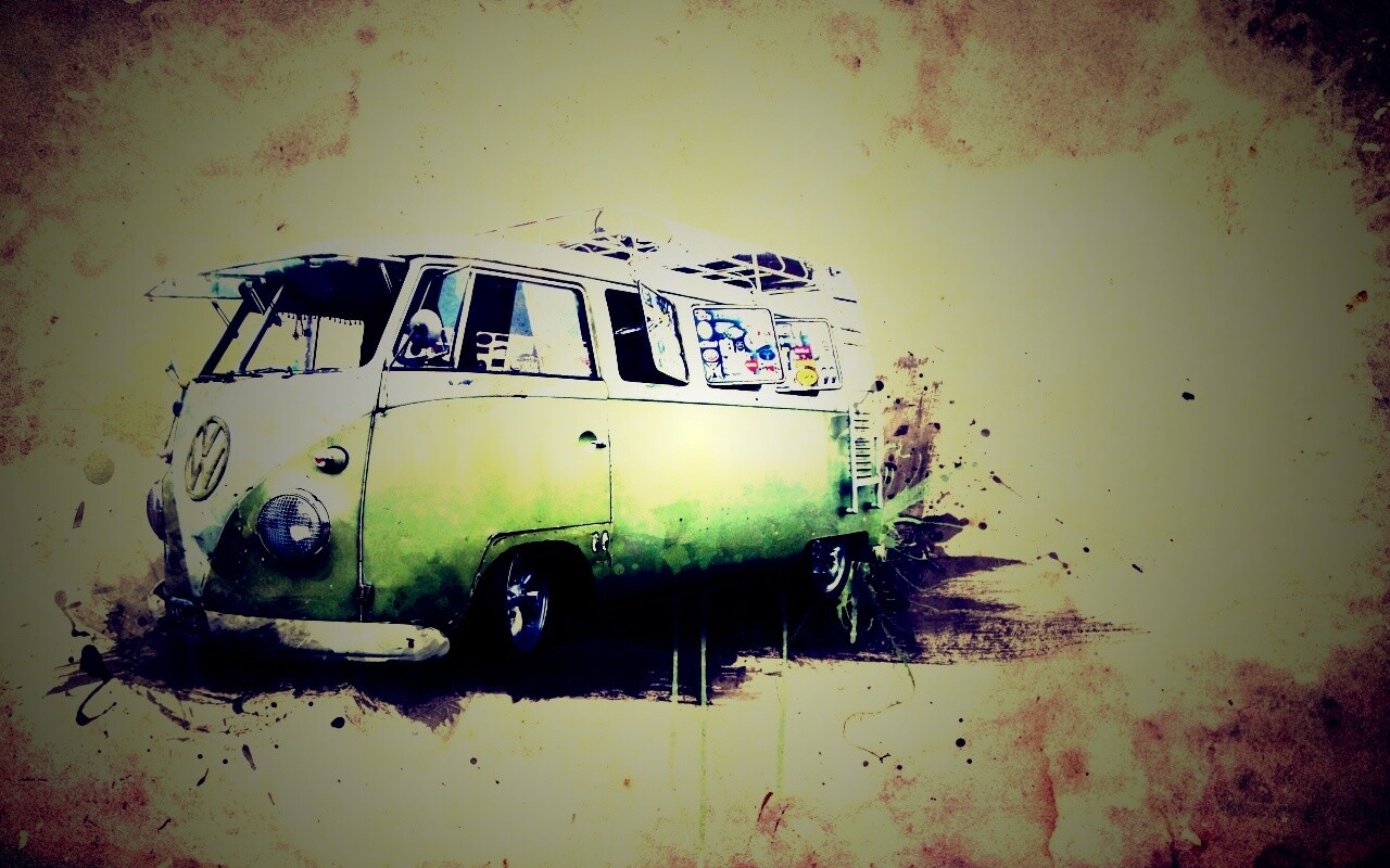 Фольксваген 56 года - лучший фургон для путешествий обои