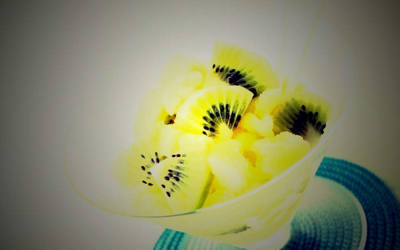 Мороженое с киви обои