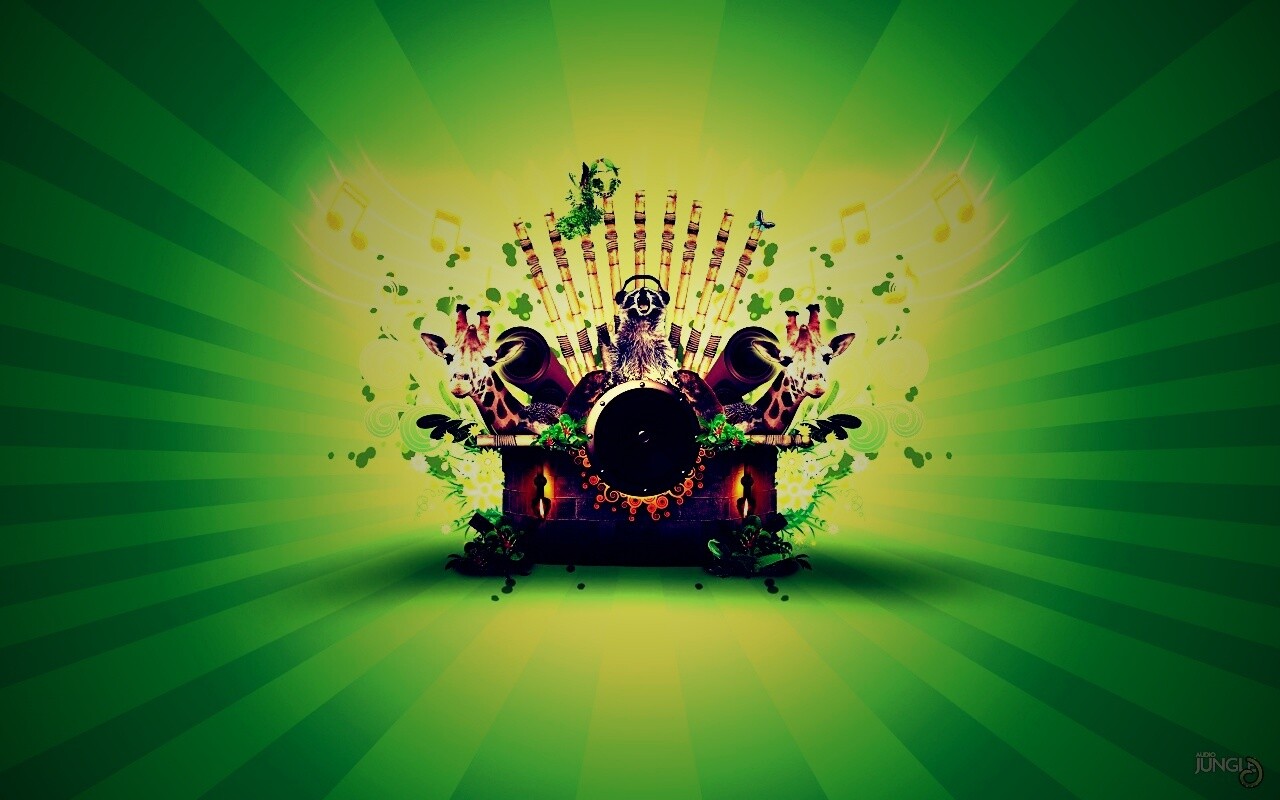 Музыка джунглей обои