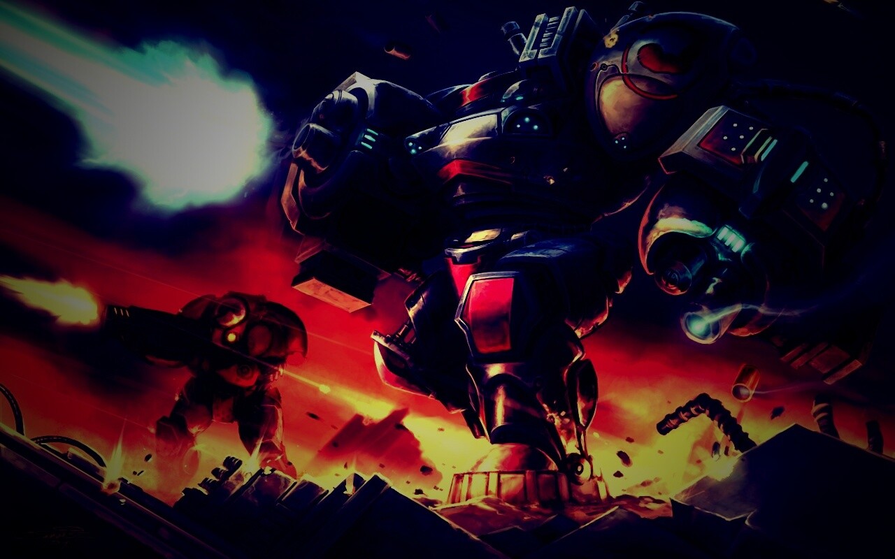 Терраны из StarCraft обои