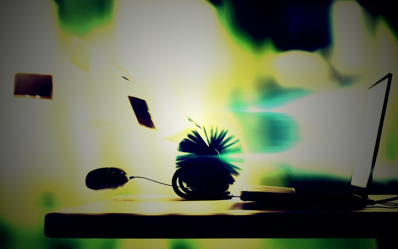 Дуновение цифрового ветра обои