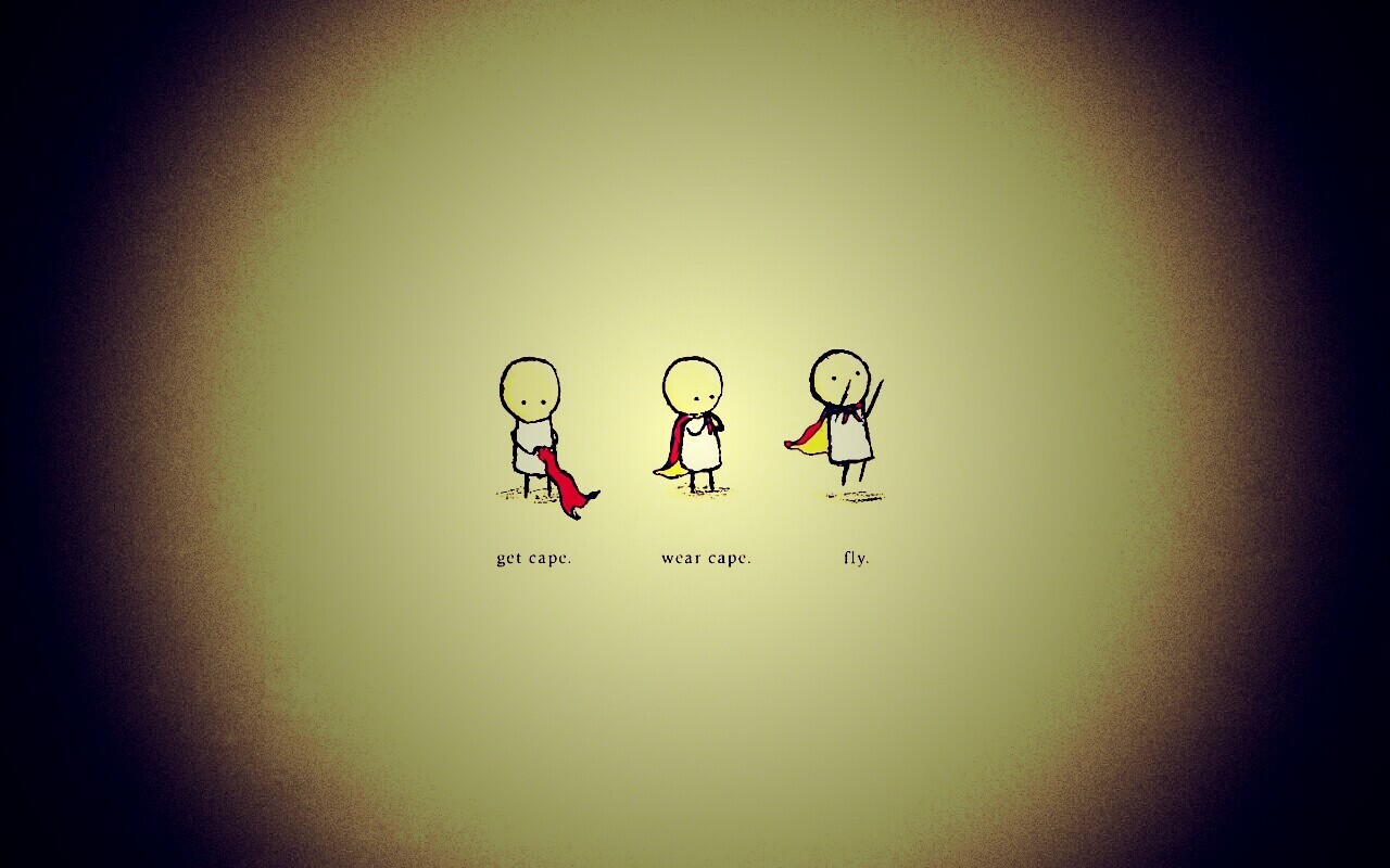 Возьми плащ, одень плащ, лети. обои