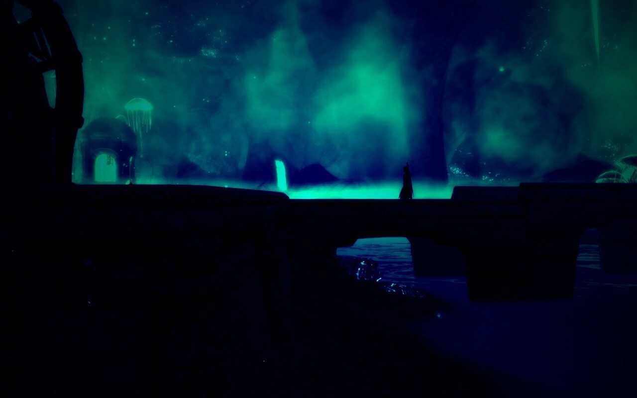 Светящийся путь обои