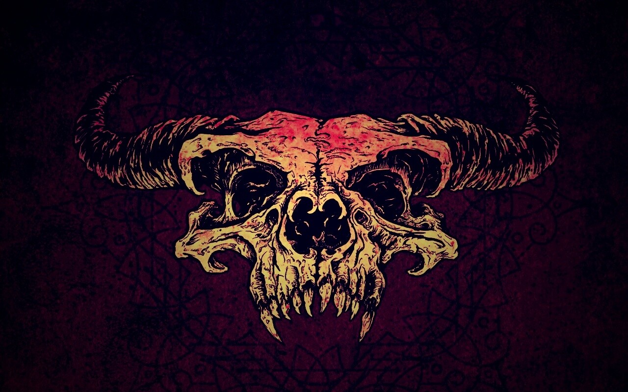 Череп дьявола обои