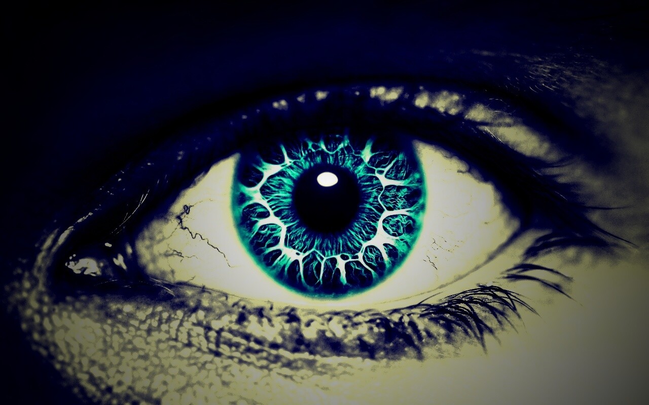 Бирюзовый глаз обои