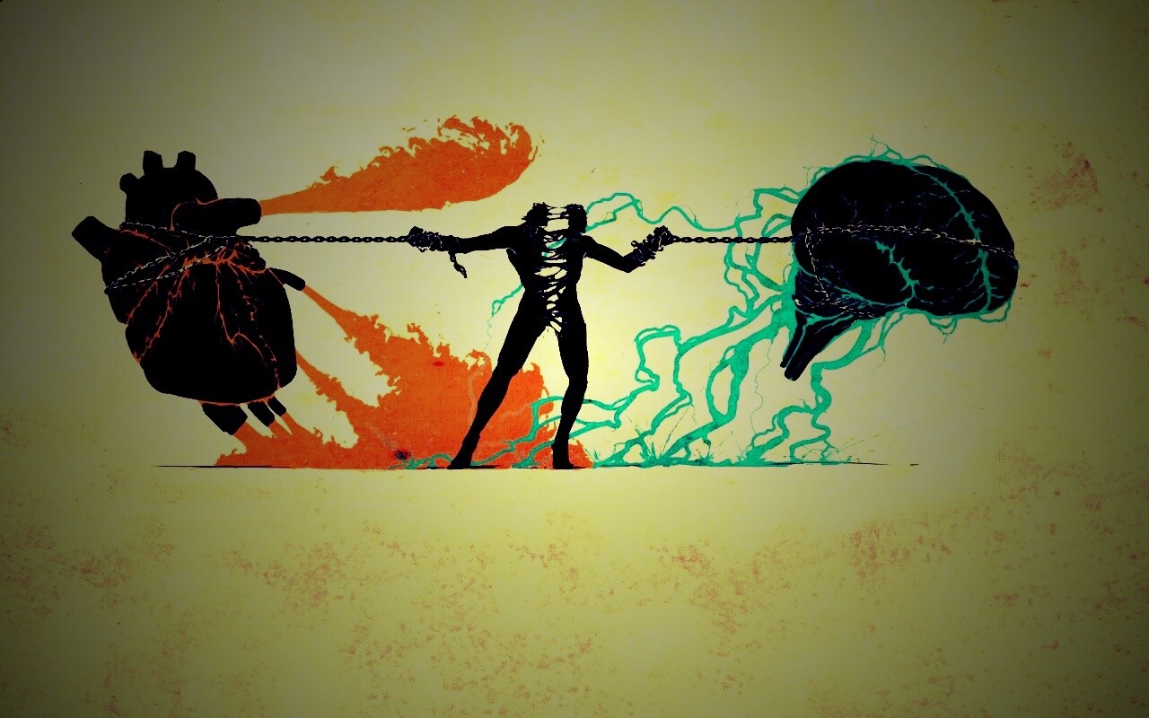 Борьба разума и сердца обои