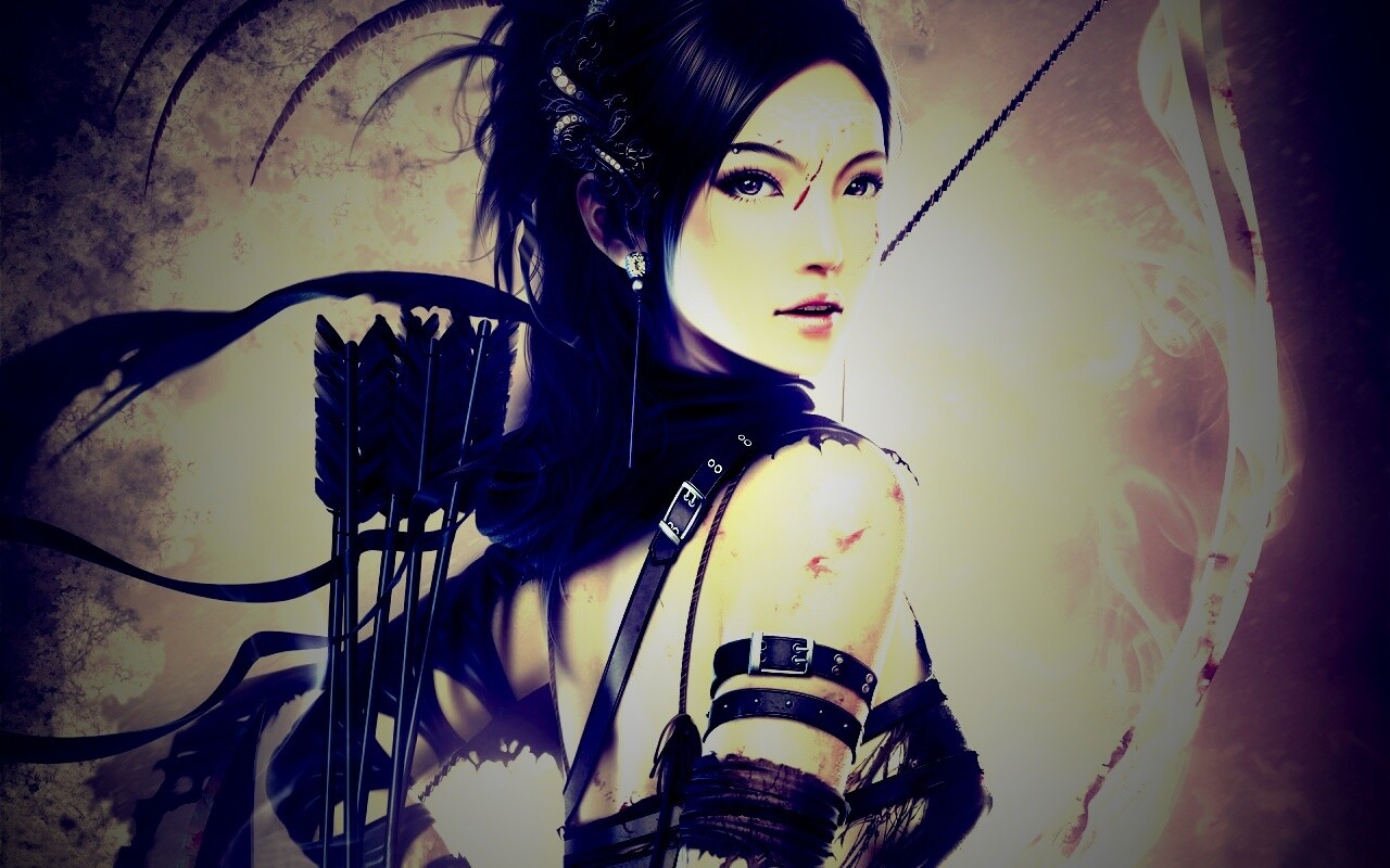 Лучница обои