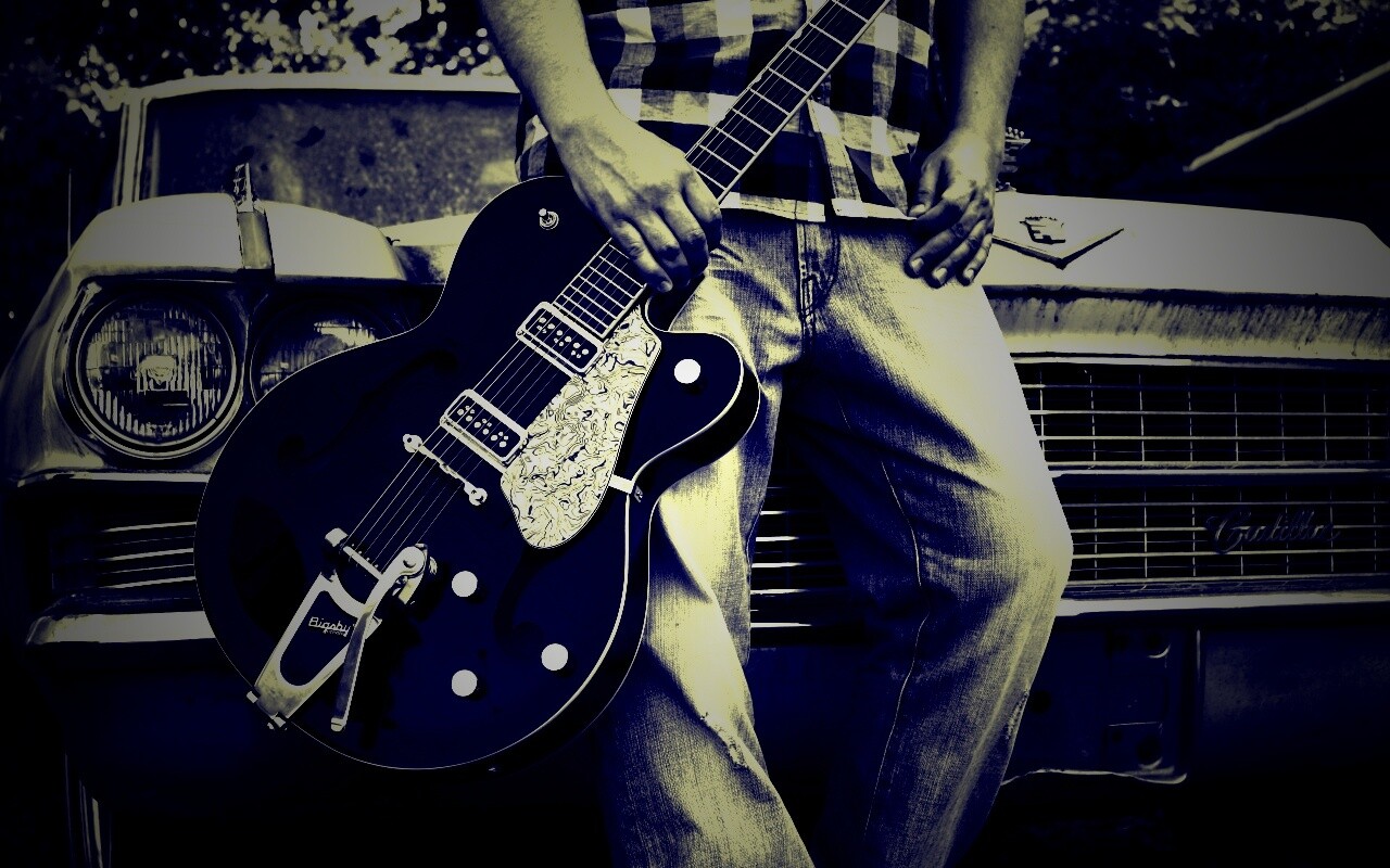 Gretsch и Cadillac обои
