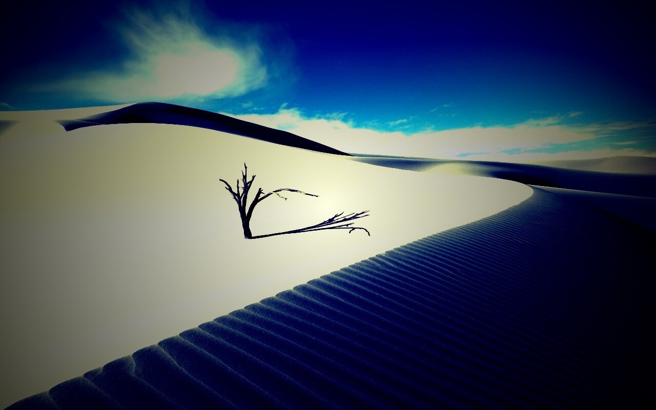 Дюны белого песка обои