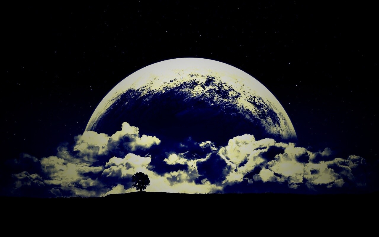 Наедине с вселенной обои