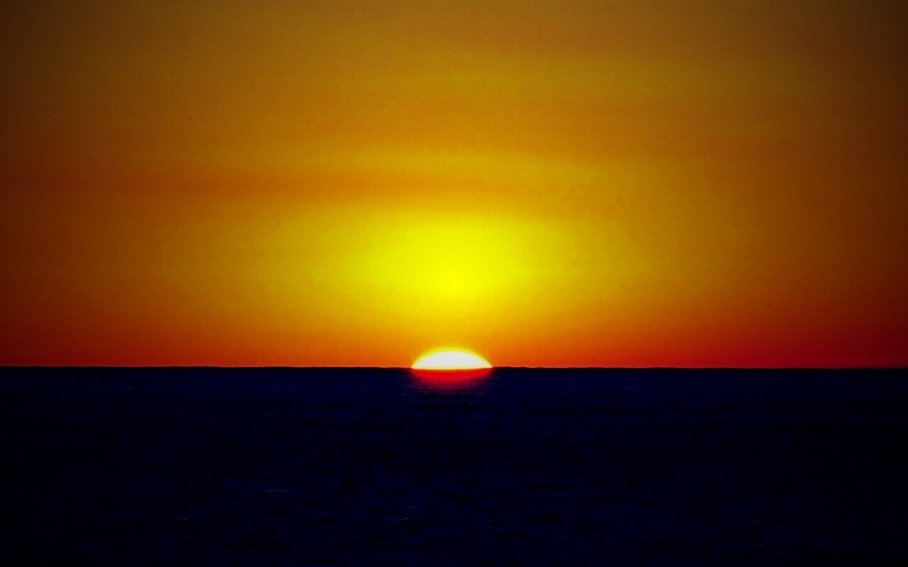 Идеальный закат обои