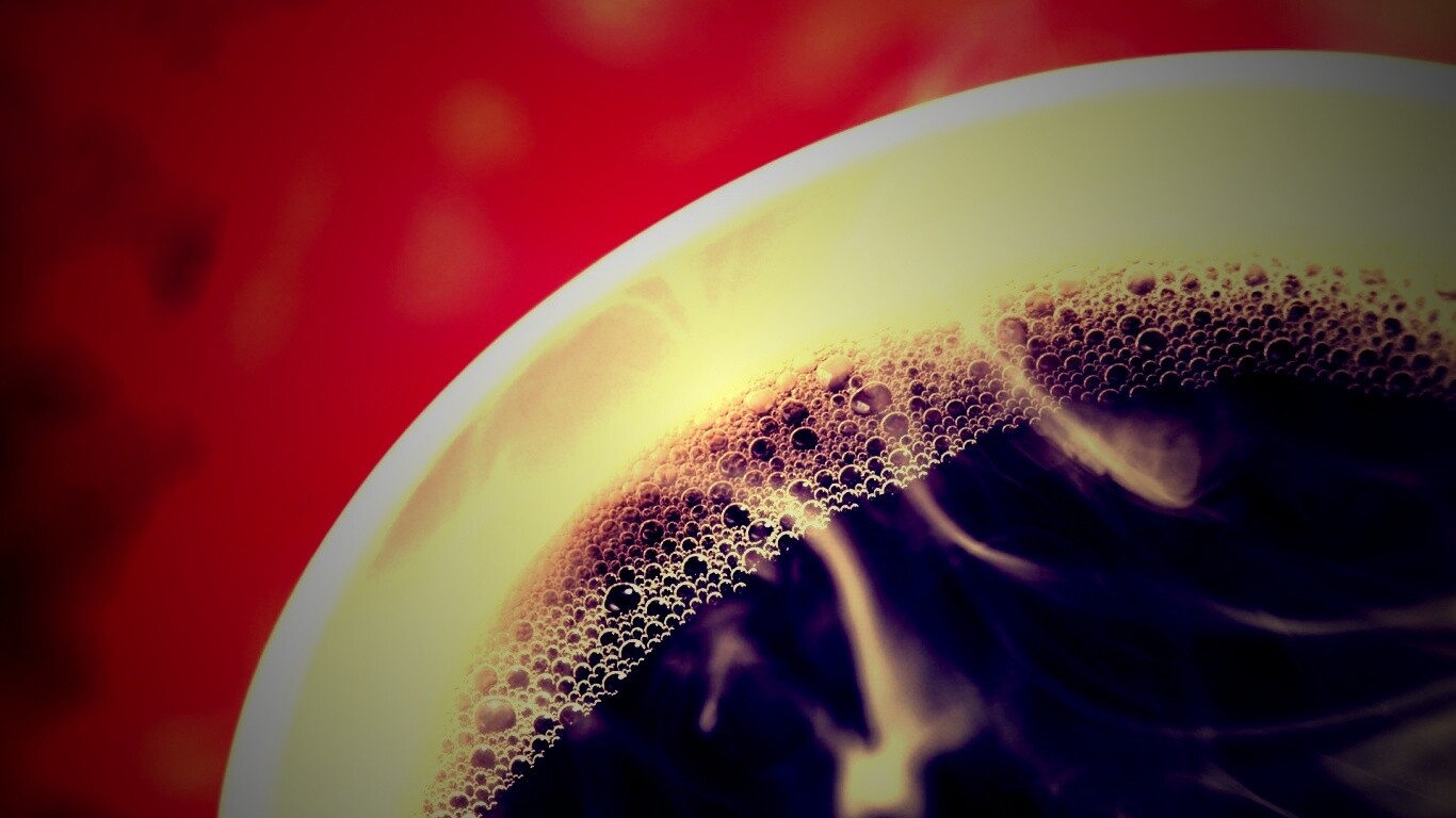 Горячее кофе обои