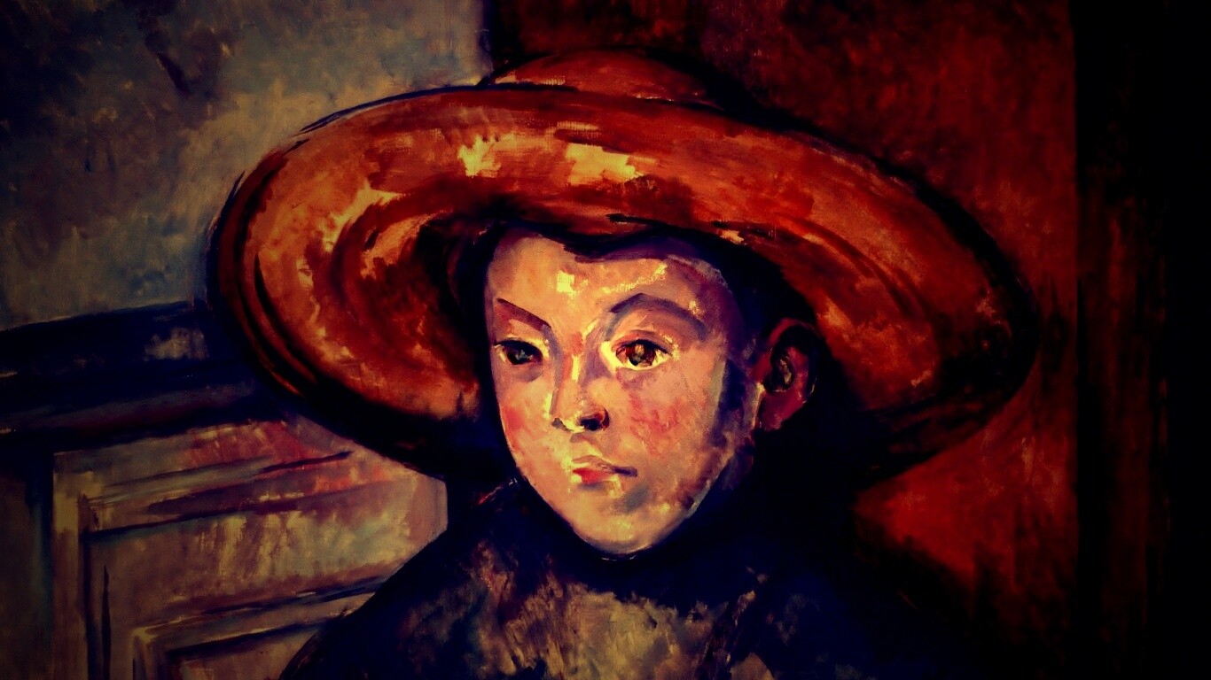 Мальчик в шляпе обои