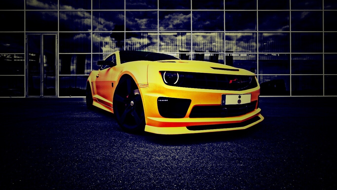 Желтый монстр обои