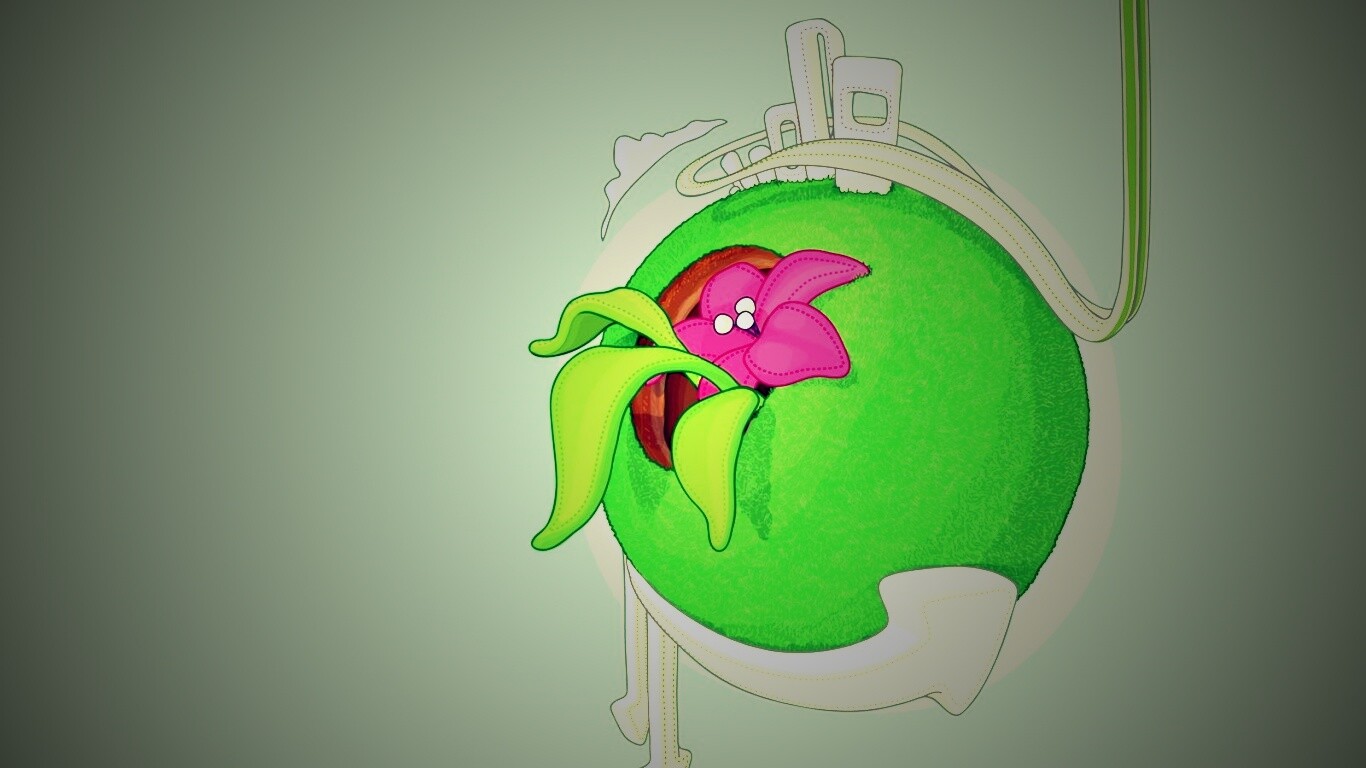 Зелёная планета обои