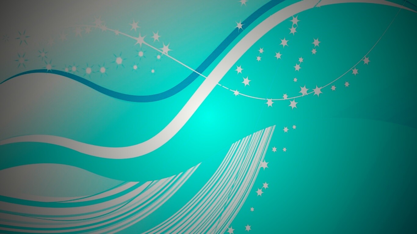 Голубые линие и белые блики обои