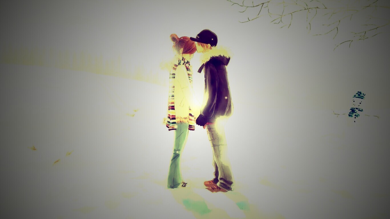 Влюбленная пара обои