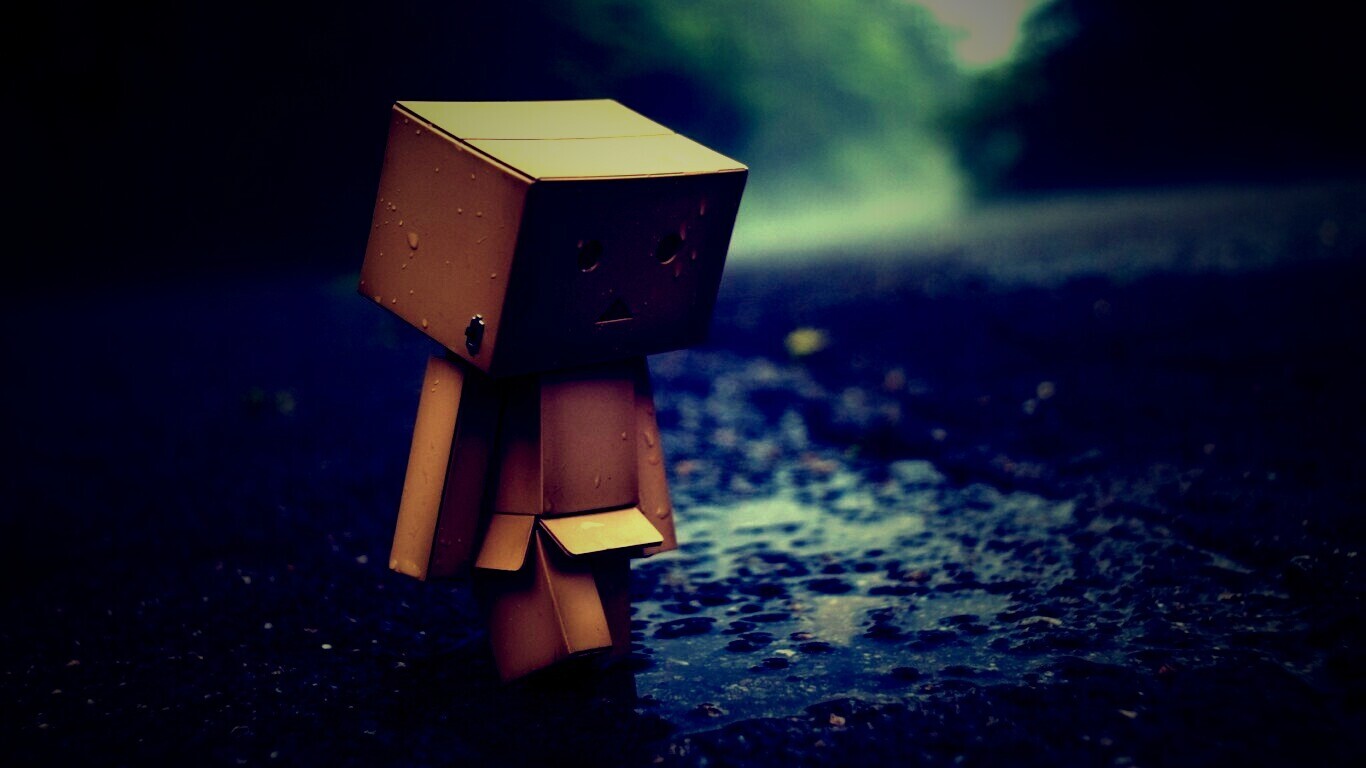 Картонный человечек обои