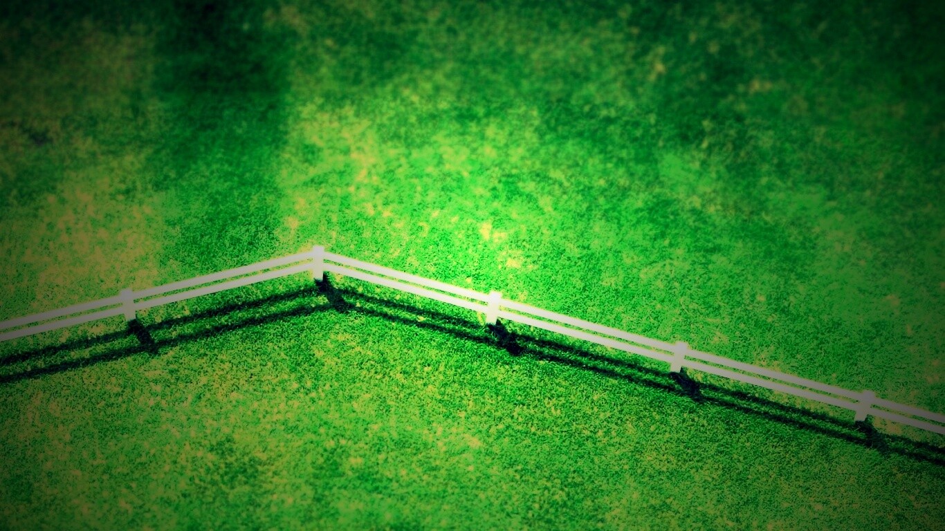 Белый заборчик обои