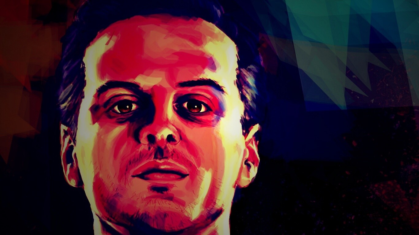 Портрет Джима Мориарти обои