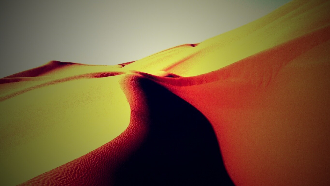 Барханы в пустыне обои